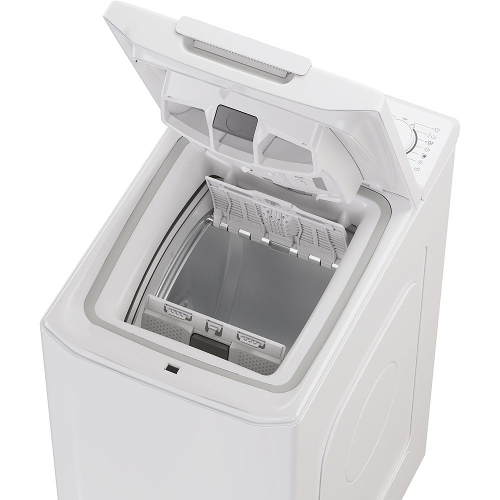 Masina de spalat rufe verticala CANDY ProWash 300 TCA283D2-S, 8 kg, 1200rpm, Clasa D, alb