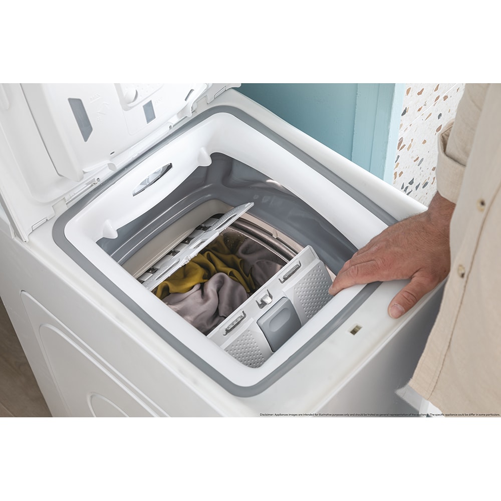 Masina de spalat rufe verticala CANDY ProWash 500 TCA284TM5-S, 8 kg, 1200rpm, Clasa A, alb