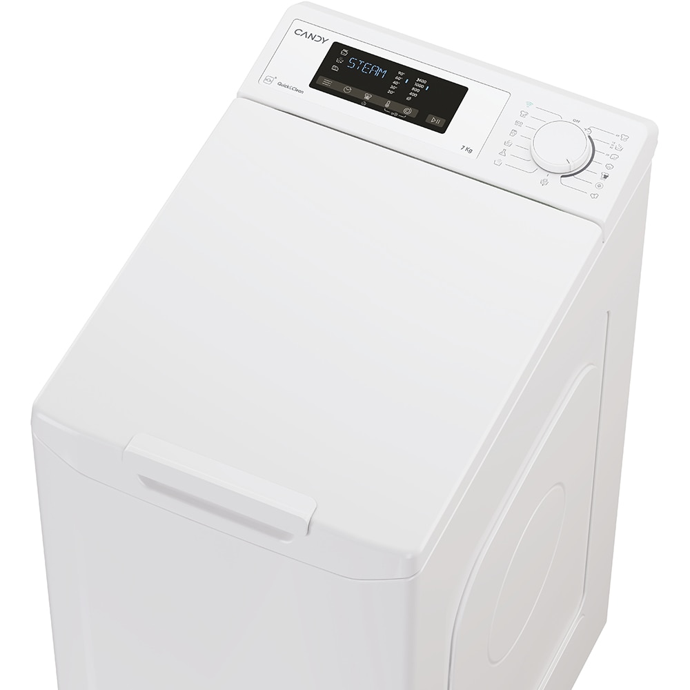 Masina de spalat rufe verticala CANDY ProWash 300 TCAS275D3-S, 7 kg, 1200rpm, Clasa C, alb