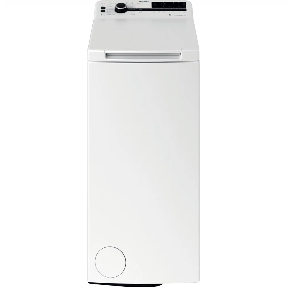 Masina de spalat rufe verticala WHIRLPOOL TDLRB 6241BS EU-N, 6th Sense, 6 kg, 1200rpm, Clasa C, alb