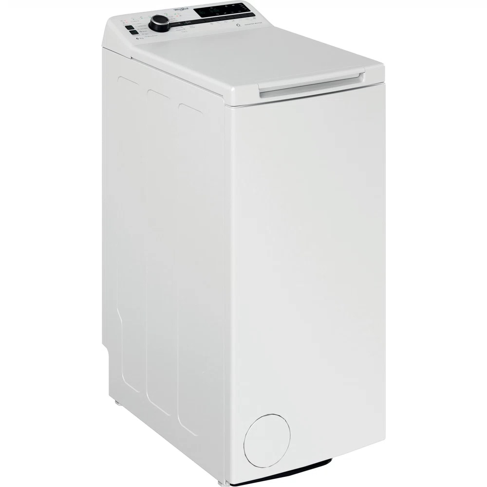 Masina de spalat rufe verticala WHIRLPOOL TDLRB 6241BS EU-N, 6th Sense, 6 kg, 1200rpm, Clasa C, alb