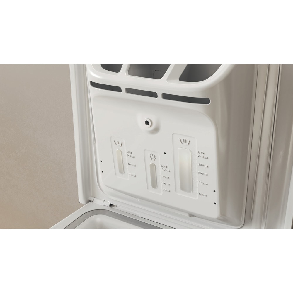 Masina de spalat rufe verticala WHIRLPOOL TDLRB 6261BS EU/N, 6th Sense, 6 kg, 1200rpm, Clasa A, alb