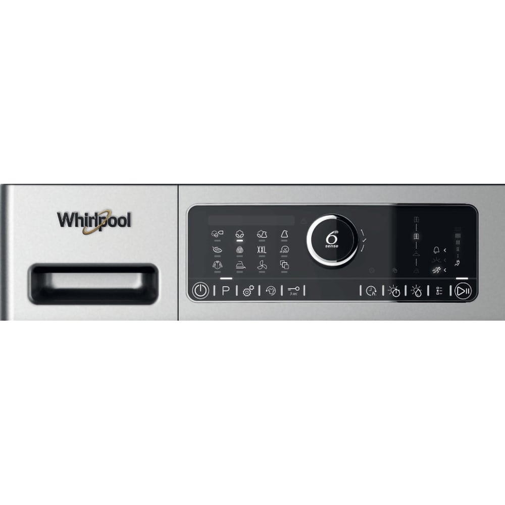 Uscator de rufe profesional WHIRLPOOL AWZ 9HPS/PRO Eolos, Pompa de caldura, 9 kg, 18 programe, Clasa A++, argintiu
