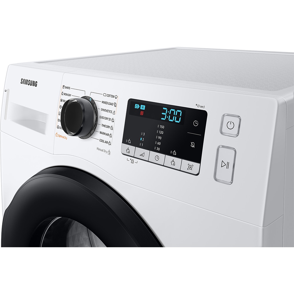 Uscator de rufe SAMSUNG DV70TA200AE/LE, Pompa de caldura, 7 kg, 14 programe, Clasa A+++, alb