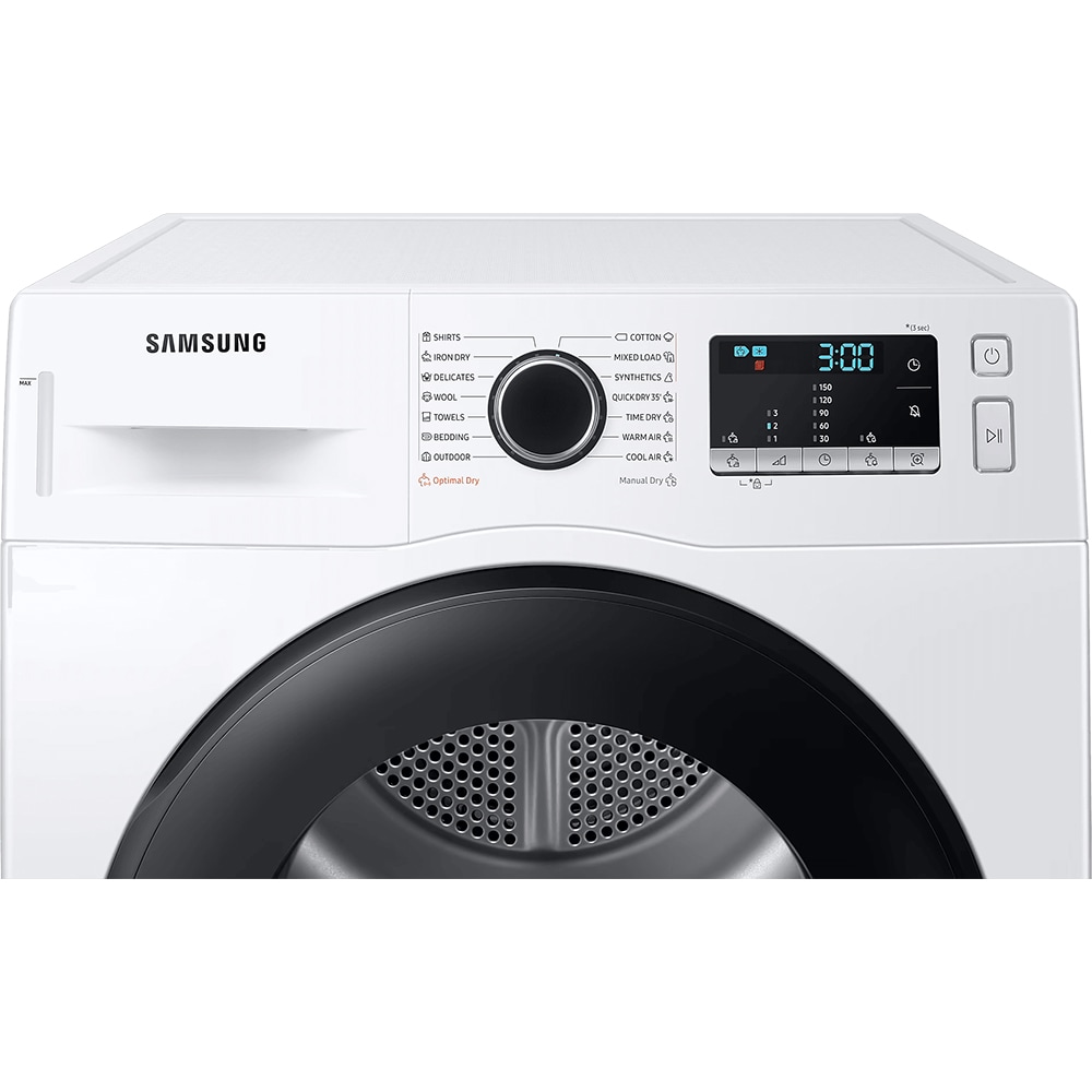Uscator de rufe SAMSUNG DV70TA200AE/LE, Pompa de caldura, 7 kg, 14 programe, Clasa A+++, alb