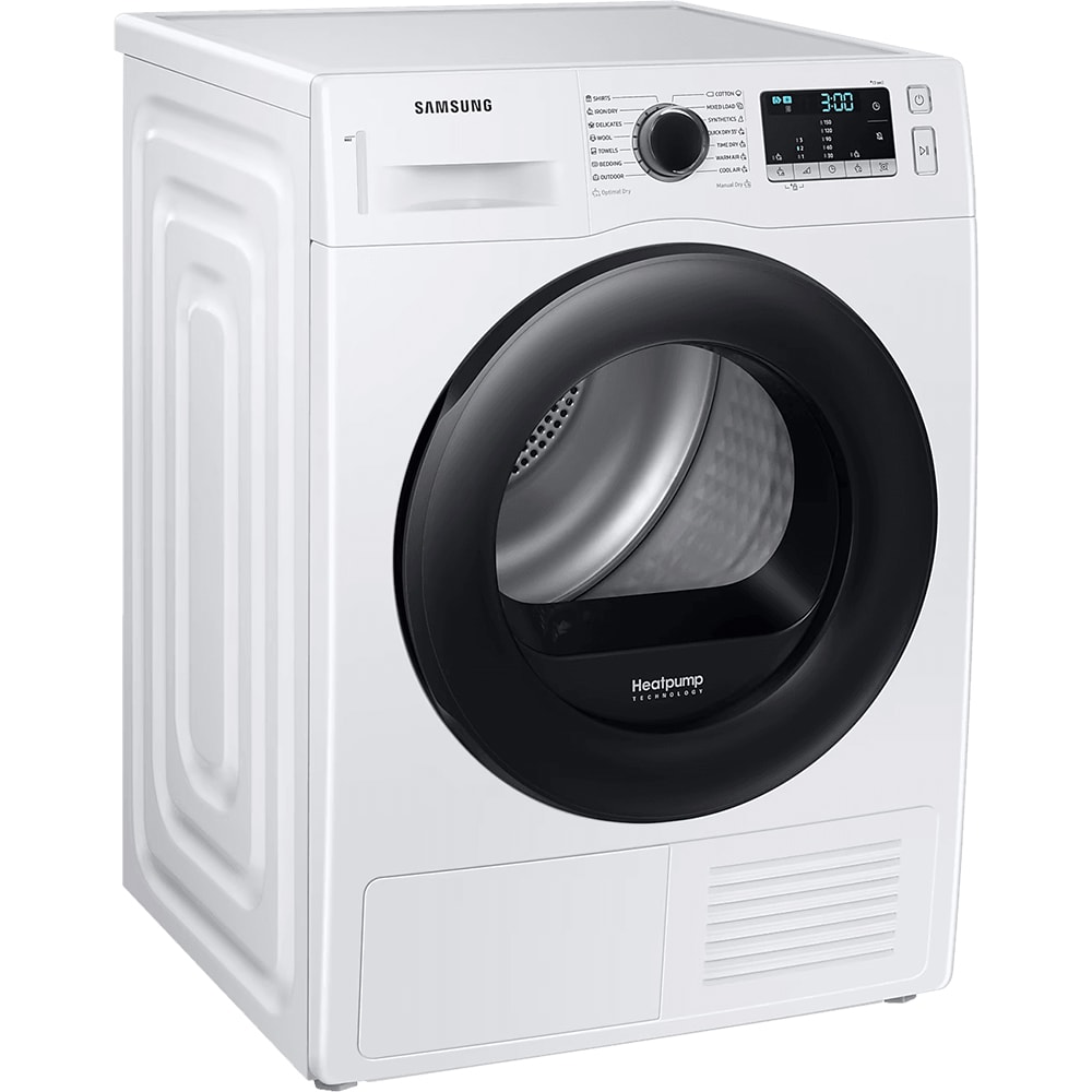 Uscator de rufe SAMSUNG DV70TA200AE/LE, Pompa de caldura, 7 kg, 14 programe, Clasa A+++, alb