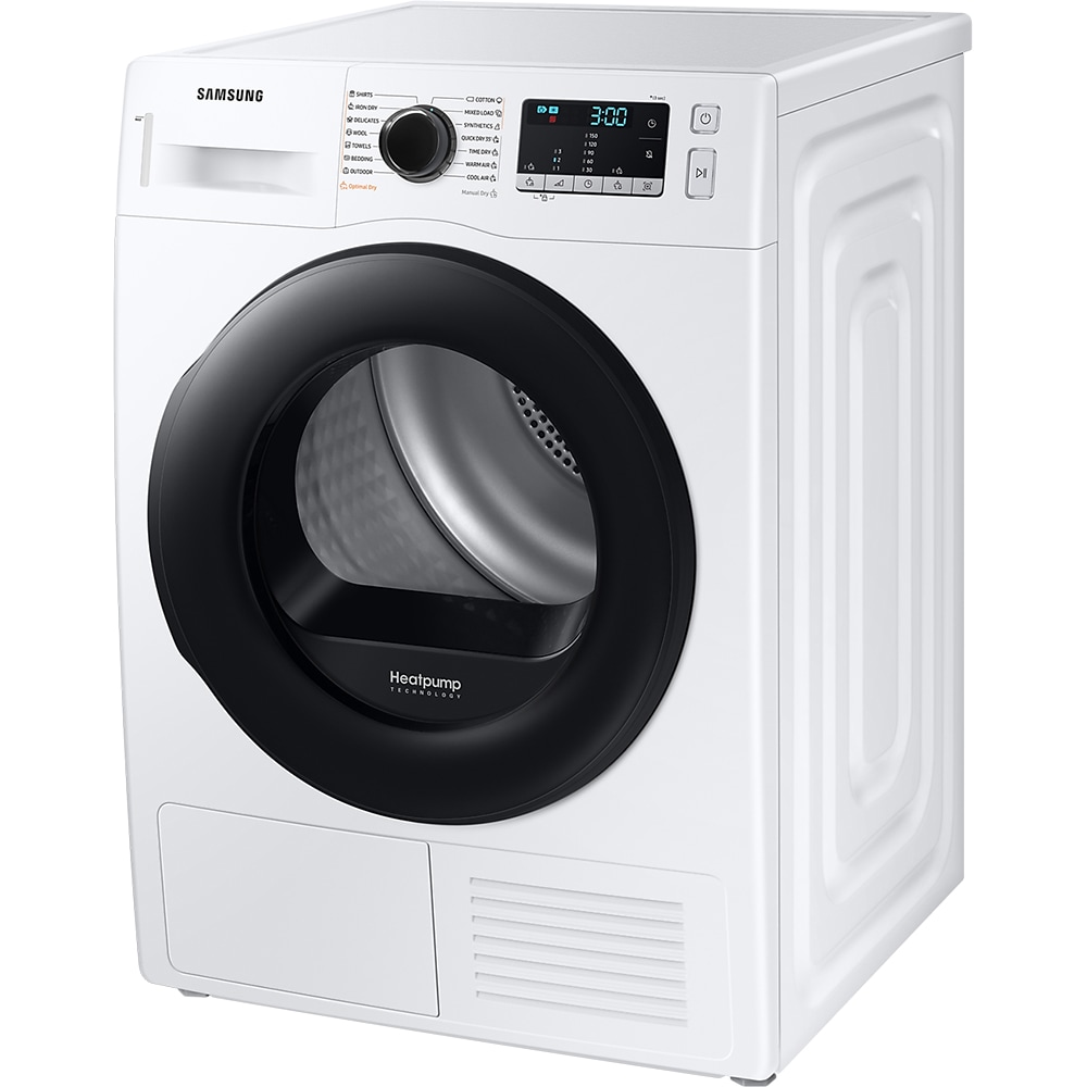 Uscator de rufe SAMSUNG DV70TA200AE/LE, Pompa de caldura, 7 kg, 14 programe, Clasa A+++, alb