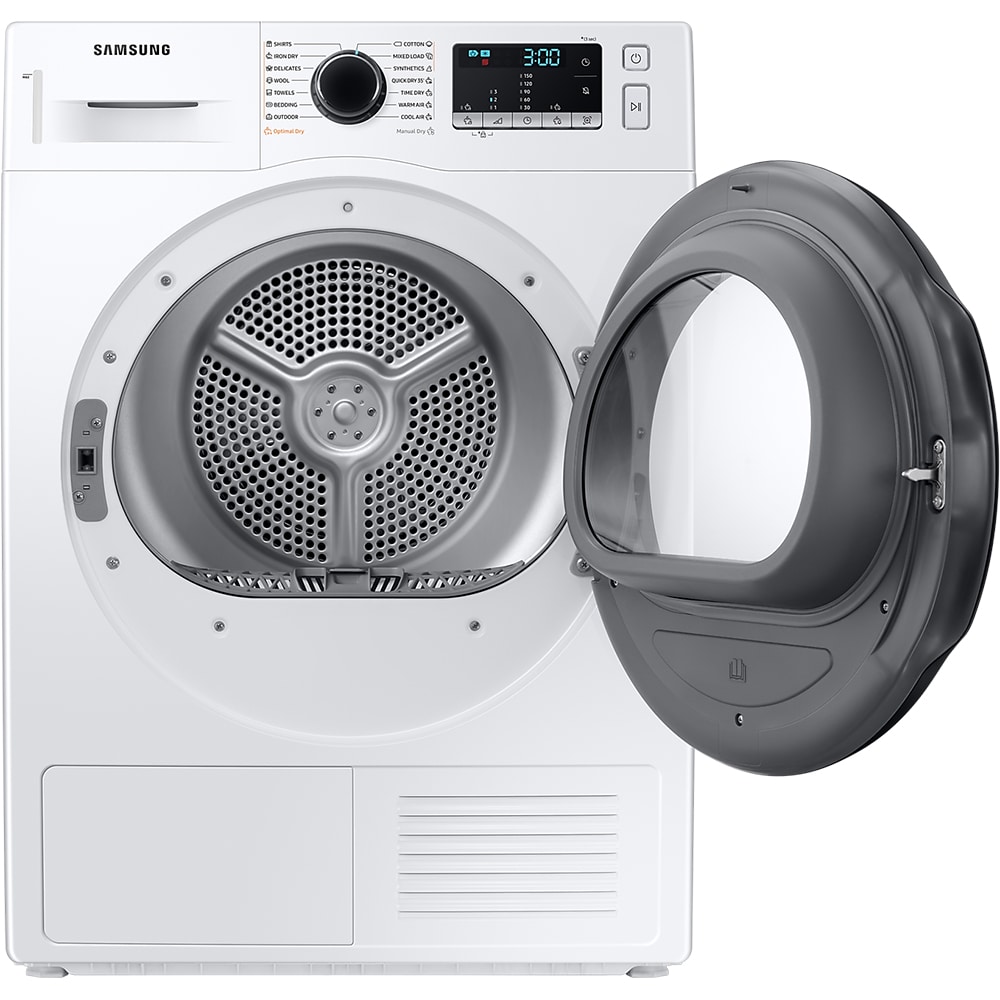 Uscator de rufe SAMSUNG DV70TA200AE/LE, Pompa de caldura, 7 kg, 14 programe, Clasa A+++, alb