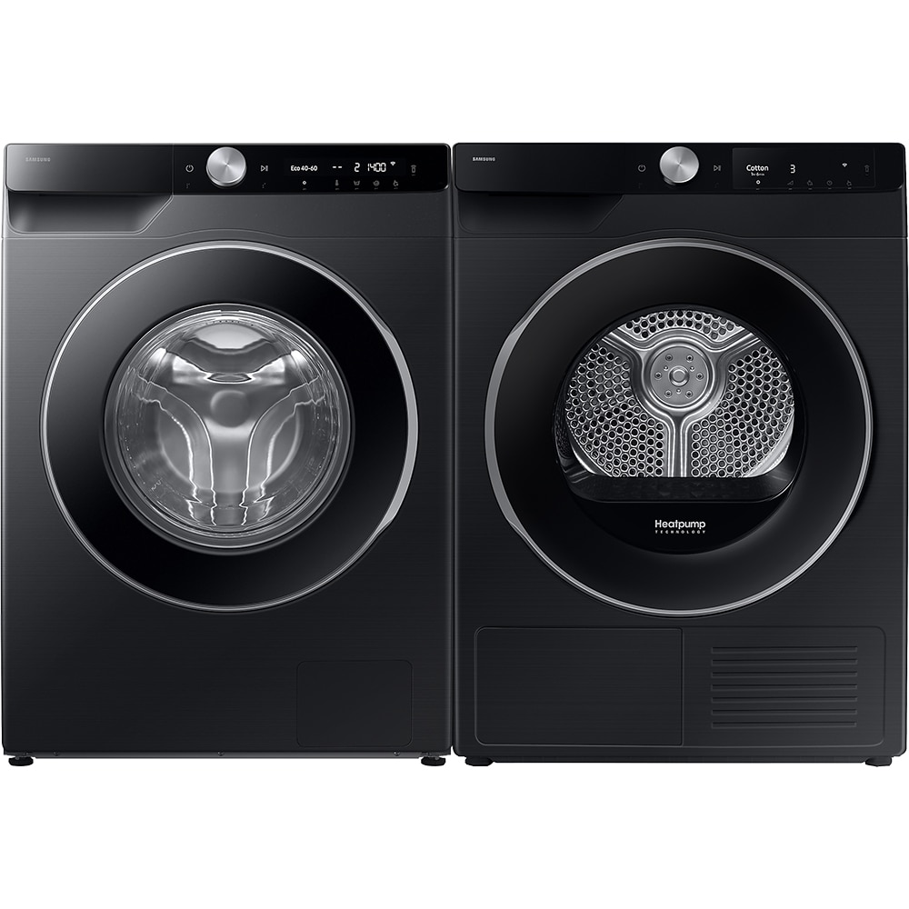 Uscator de rufe SAMSUNG DV80T6220LB/S7, AI Control, Pompa de caldura, 8 kg, 16 programe, Clasa C, negru