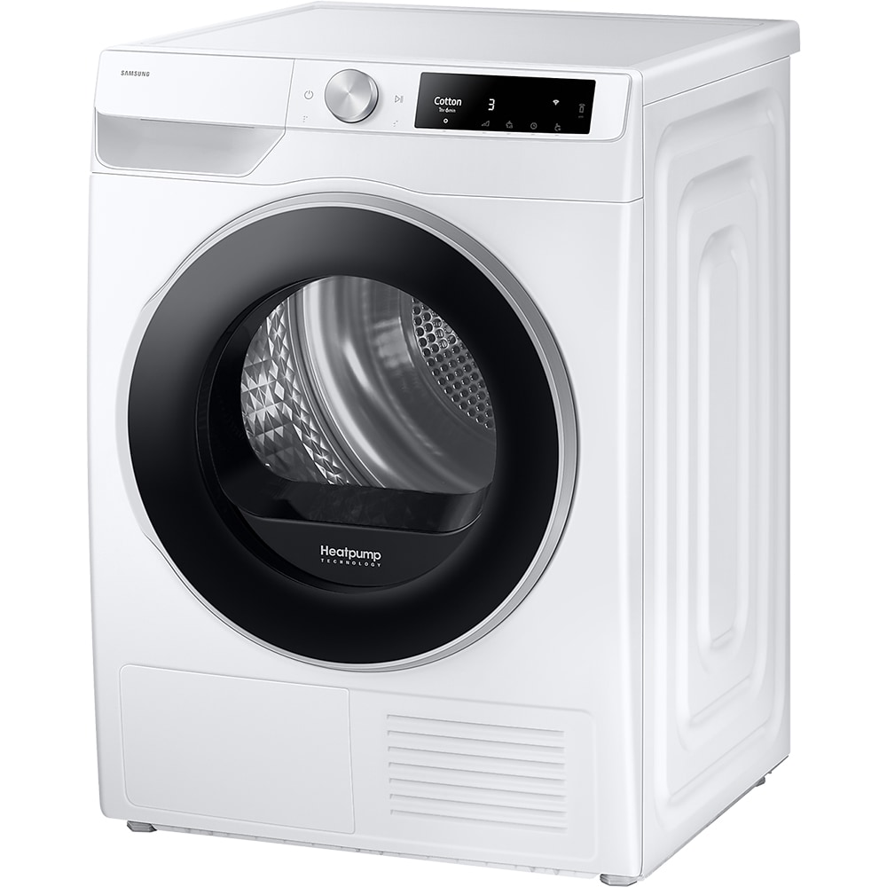 Uscator de rufe SAMSUNG DV80T6220LE/S7, AI Control, Pompa de caldura, 8 kg, 16 programe, Clasa C, alb