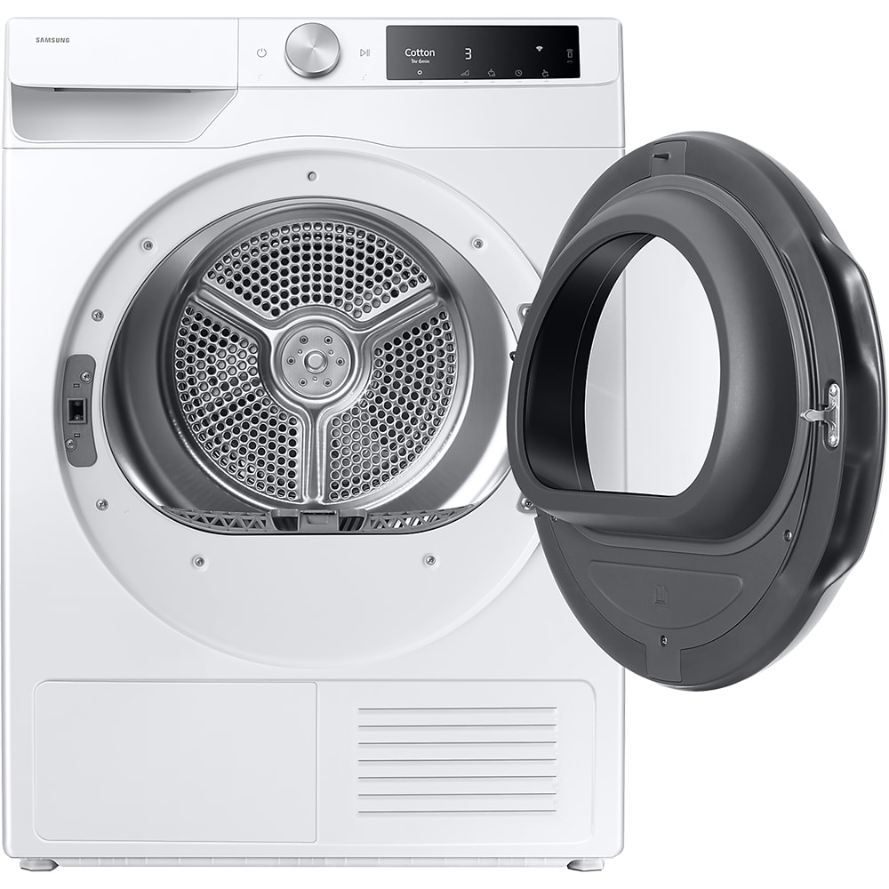 Uscator de rufe SAMSUNG DV80T6220LE/S7, AI Control, Pompa de caldura, 8 kg, 16 programe, Clasa C, alb