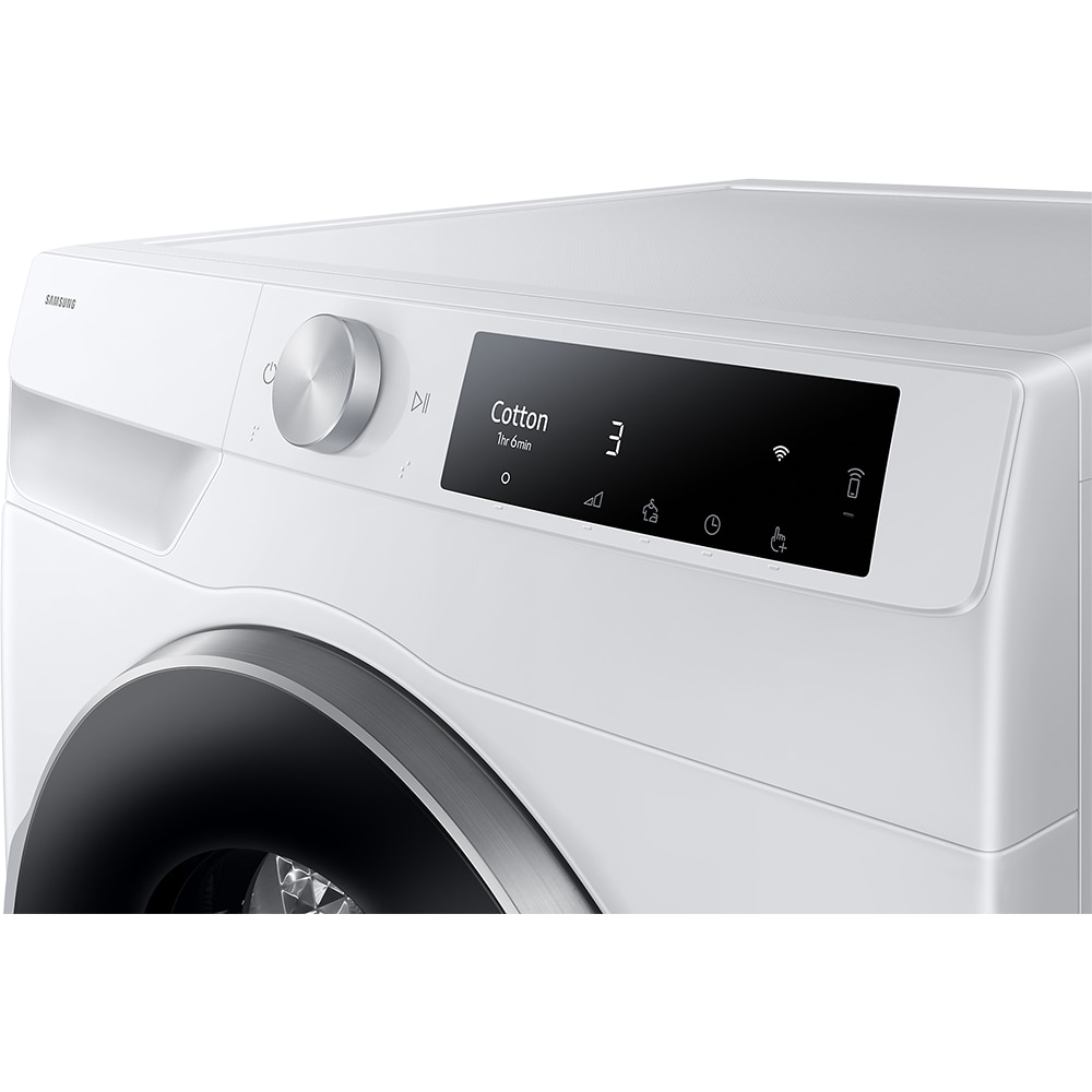 Uscator de rufe SAMSUNG DV80T6220LE/S7, AI Control, Pompa de caldura, 8 kg, 16 programe, Clasa C, alb