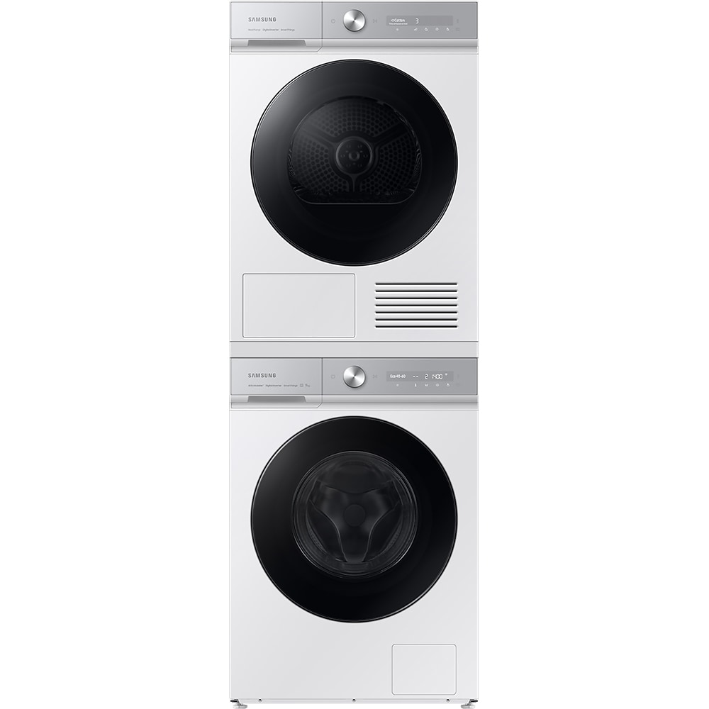 Uscator de rufe SAMSUNG DV90BB9445GHS7, Pompa de caldura, AI Dry, 9 kg, 18 programe, Clasa C, alb