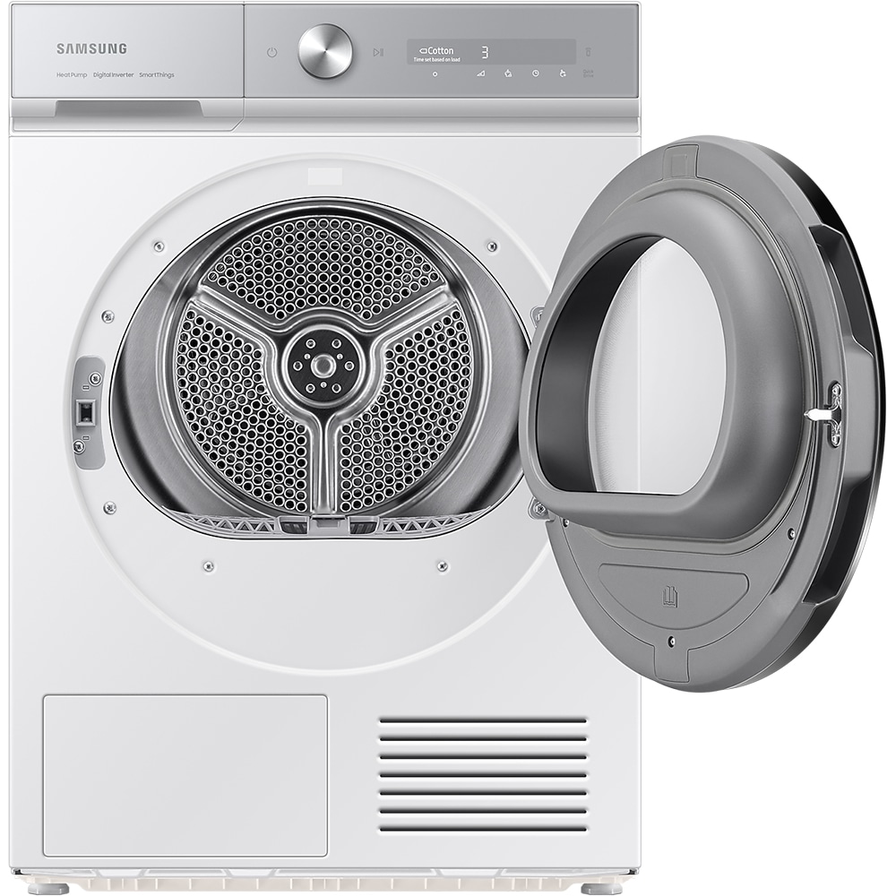 Uscator de rufe SAMSUNG DV90BB9445GHS7, Pompa de caldura, AI Dry, 9 kg, 18 programe, Clasa C, alb