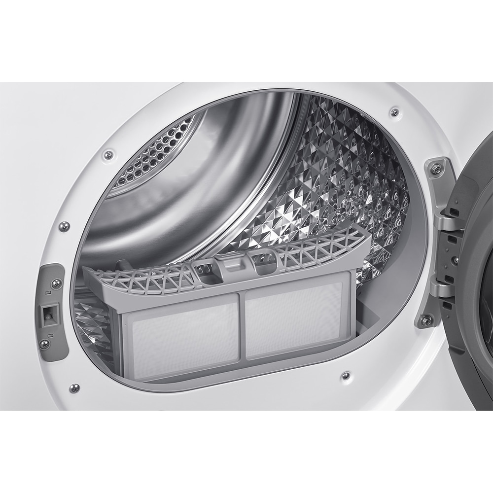 Uscator de rufe SAMSUNG DV90DG52A0AELE, Pompa de caldura, 9 kg, 14 programe, Clasa C, Wi-Fi, alb