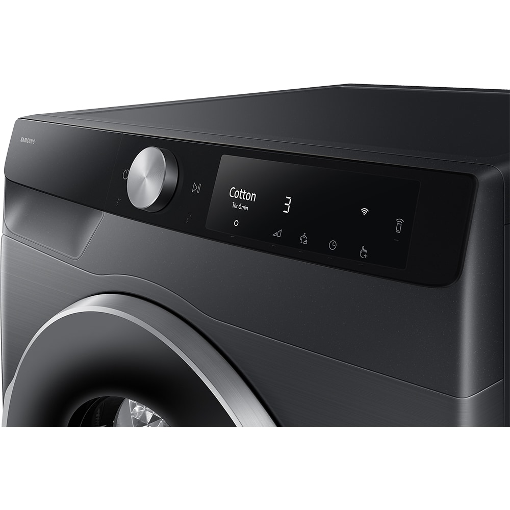 Uscator de rufe SAMSUNG DV90T6240LB/S7, AI Control, Pompa de caldura, 9 kg, 16 programe, Clasa C, negru