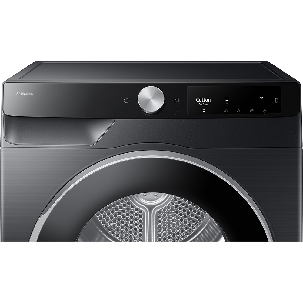 Uscator de rufe SAMSUNG DV90T6240LB/S7, AI Control, Pompa de caldura, 9 kg, 16 programe, Clasa C, negru