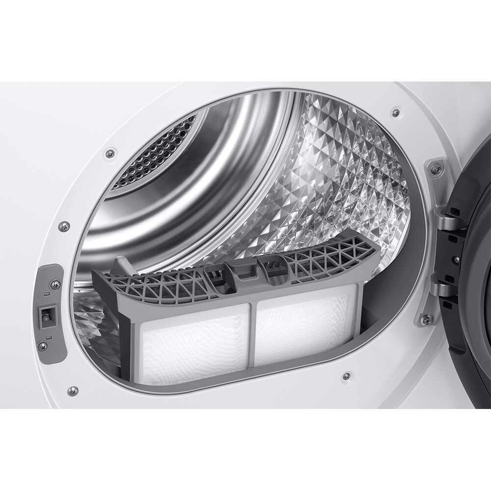 Uscator de rufe SAMSUNG DV90T7240BH/S7, Pompa de caldura, AI Control, 9 kg, 17 programe, Clasa A+++, alb