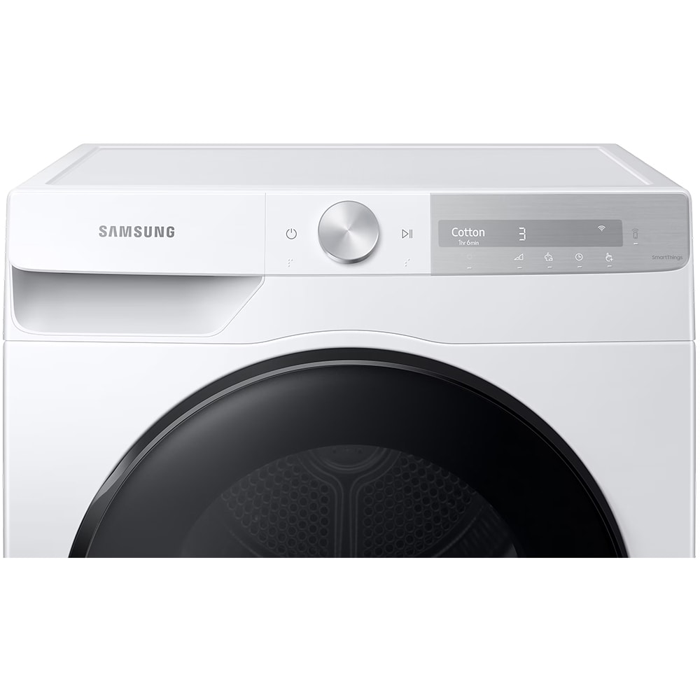 Uscator de rufe SAMSUNG DV90T7240BH/S7, Pompa de caldura, AI Control, 9 kg, 17 programe, Clasa A+++, alb