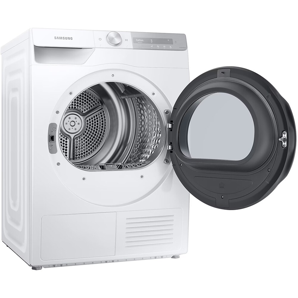 Uscator de rufe SAMSUNG DV90T7240BH/S7, Pompa de caldura, AI Control, 9 kg, 17 programe, Clasa A+++, alb