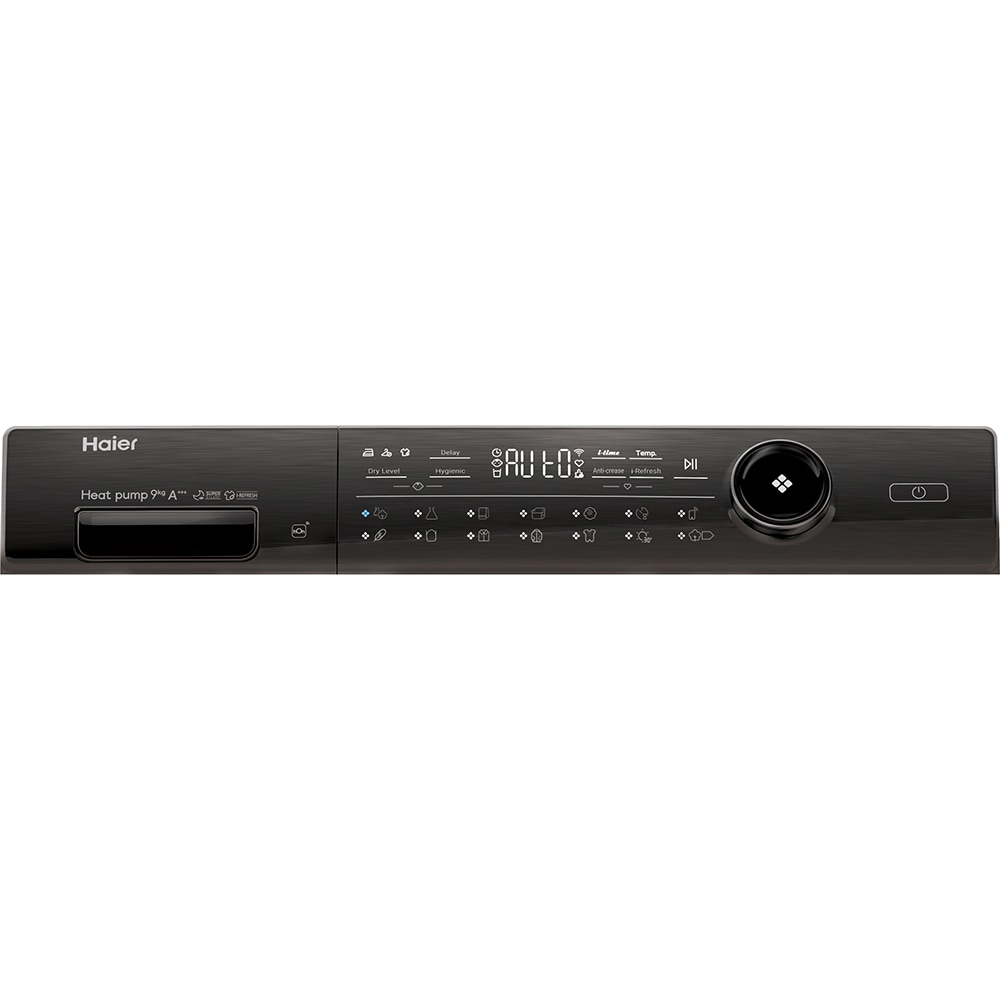 Uscator de rufe HAIER HD90-A3Q979U1, Pompa de caldura, 9 kg, 15 programe, Clasa C, Wi-Fi, alb