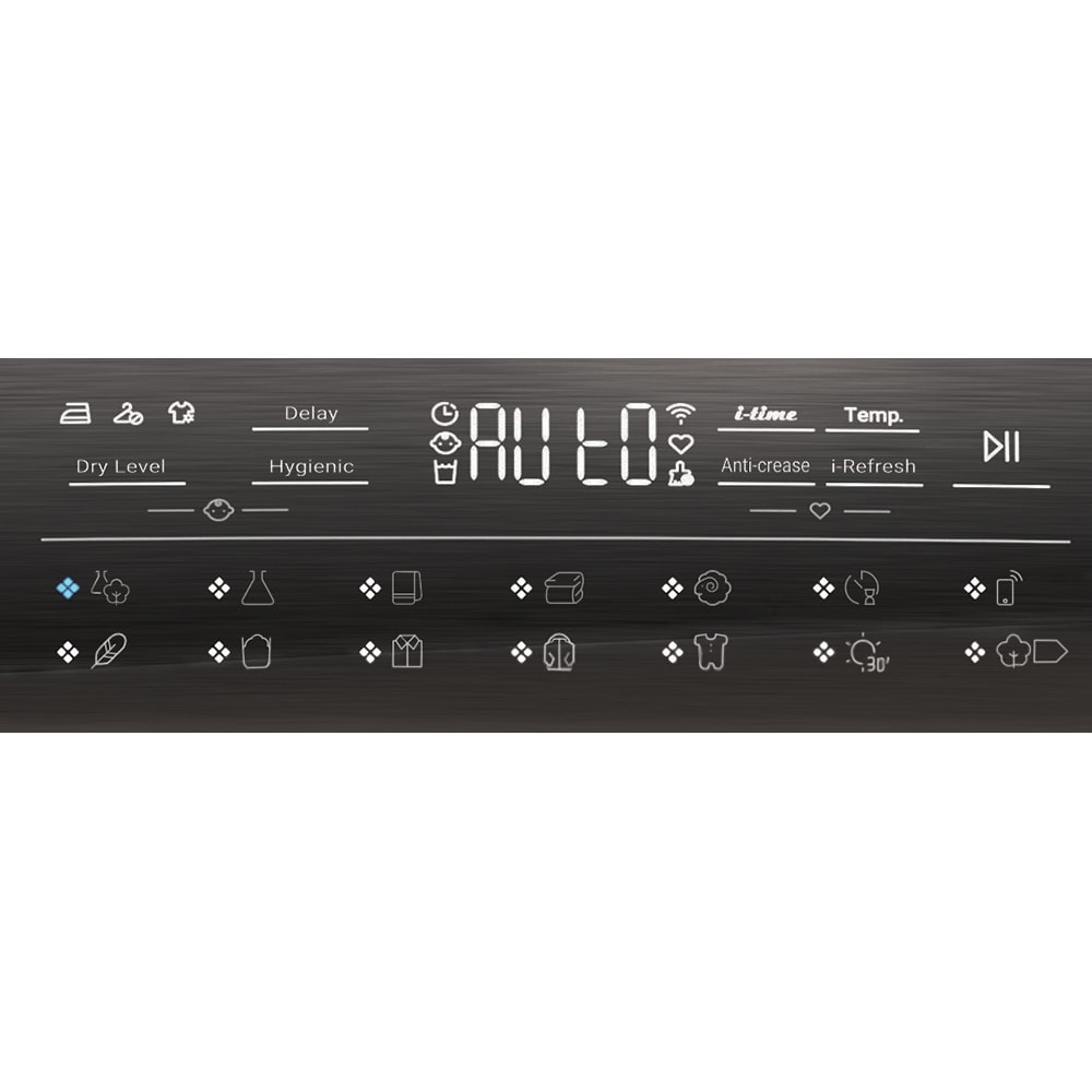 Uscator de rufe HAIER HD90-A3Q979U1, Pompa de caldura, 9 kg, 15 programe, Clasa C, Wi-Fi, alb