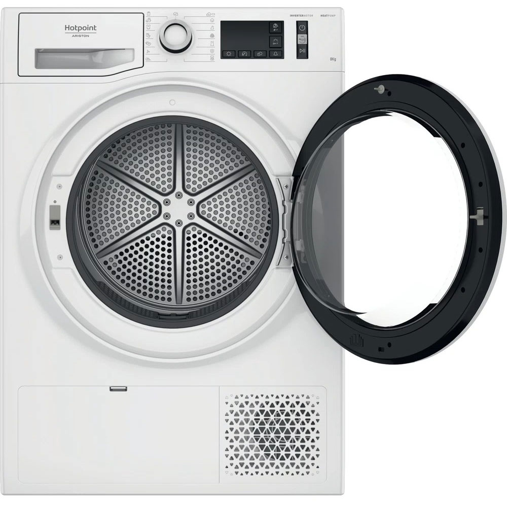 Uscator de rufe HOTPOINT NT M11 82SK EU, Pompa de caldura, 8 kg, 15 programe, Clasa E, alb