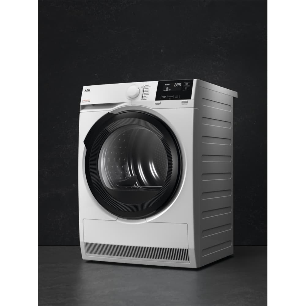 Uscator de rufe AEG TR718L4E, Pompa de caldura, 8 kg, 10 programe, Clasa E, alb