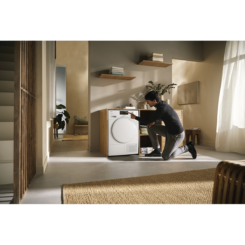 Uscator de rufe MIELE TWC 660 WP 125 Edition, Pompa de caldura, 8 kg, 12 programe, Clasa C, alb