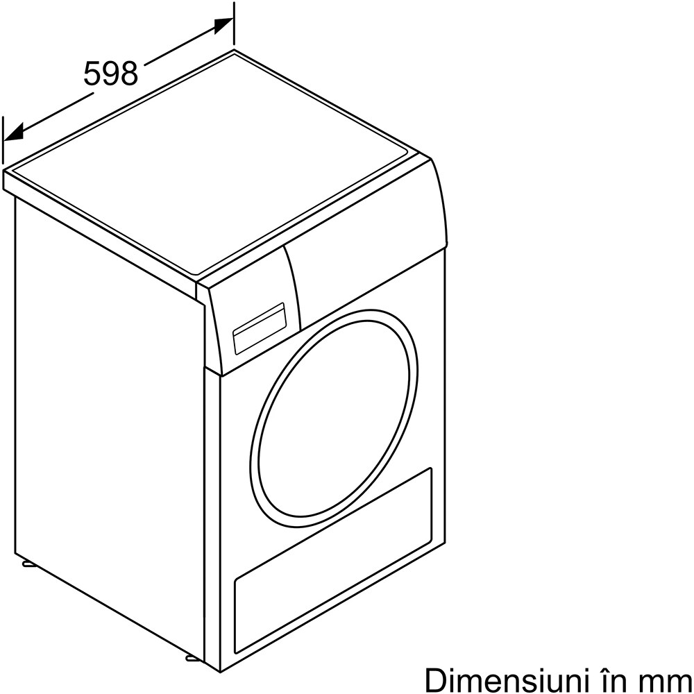 Uscator de rufe BOSCH WQG24500BY, Condensare si pompa de caldura, 9 kg, 14 programe, Clasa A++, alb
