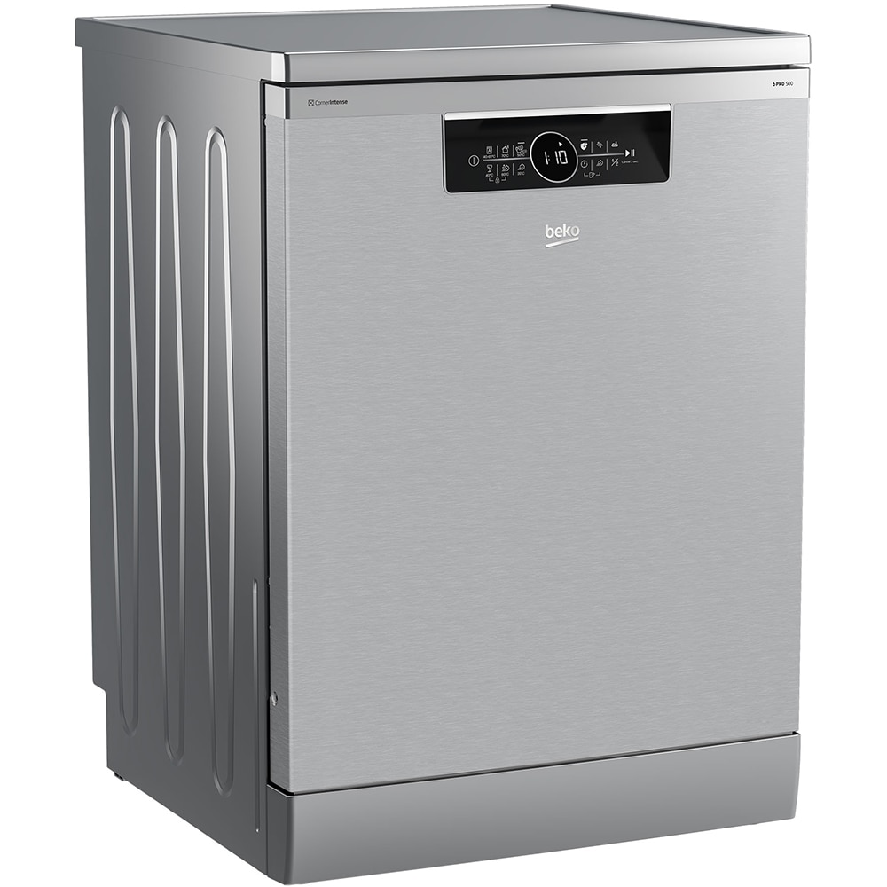 Masina de spalat vase independenta BEKO BDFN36530XC, HygieneShield, 15 seturi, 6 programe, 60 cm, Clasa D, inox