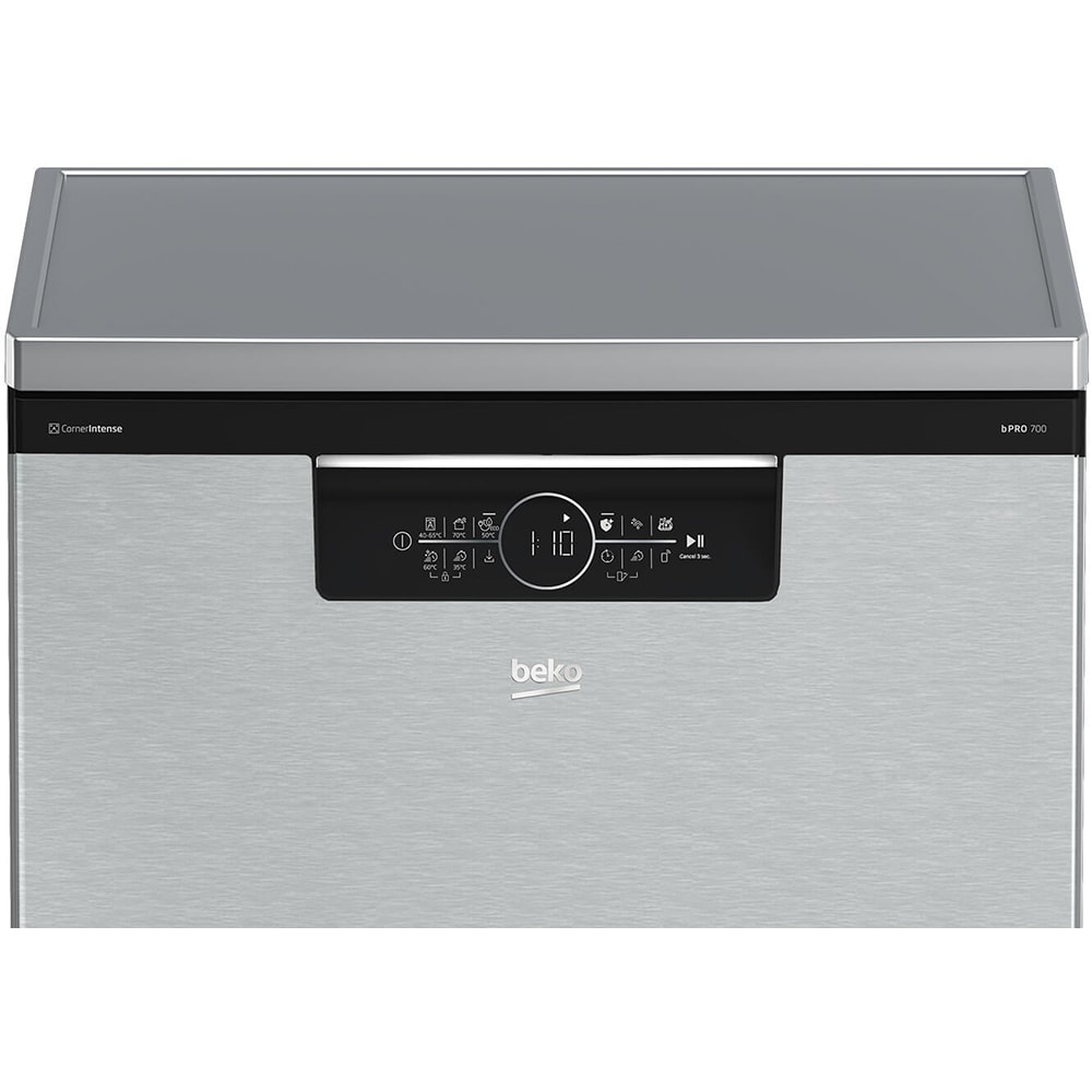 Masina de spalat vase independenta BEKO BDFN36560XC, HomeWhiz, 15 seturi, 11 programe, 60 cm, Clasa A, inox
