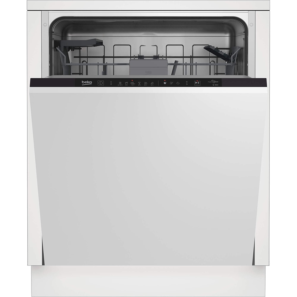 Masina de spalat vase incorporabila BEKO BDIN16430, 14 seturi, 6 programe, 60 cm, Clasa D, panou comanda negru