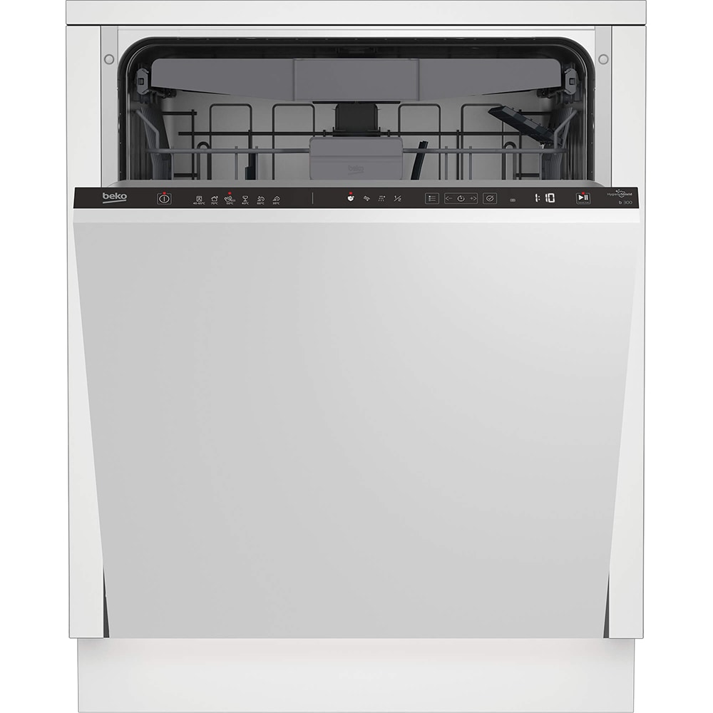 Masina de spalat vase incorporabila BEKO BDIN36535, 15 seturi, 6 programe, 60 cm, Clasa D, panou comanda negru