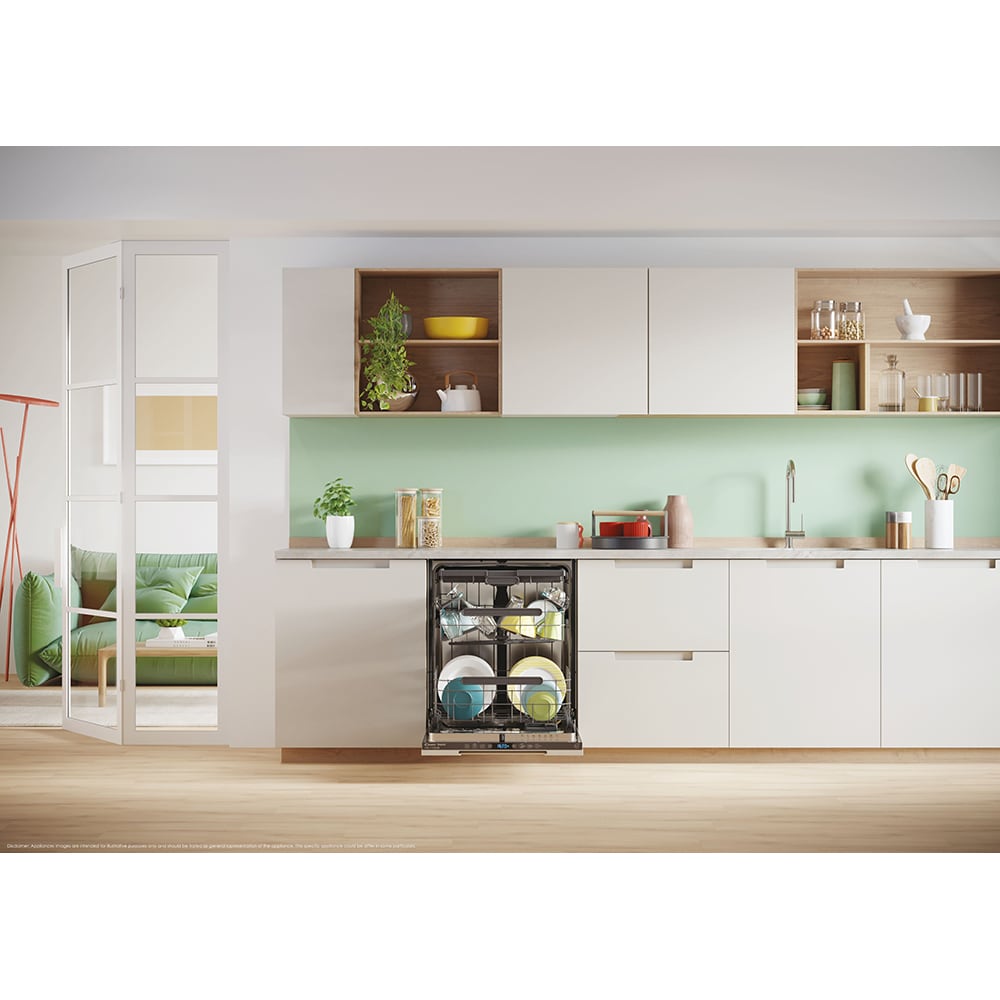 Masina de spalat vase incorporabila CANDY CI 5C6F1A, 15 seturi, 8 programe, 60 cm, Clasa C, panou comanda antracit