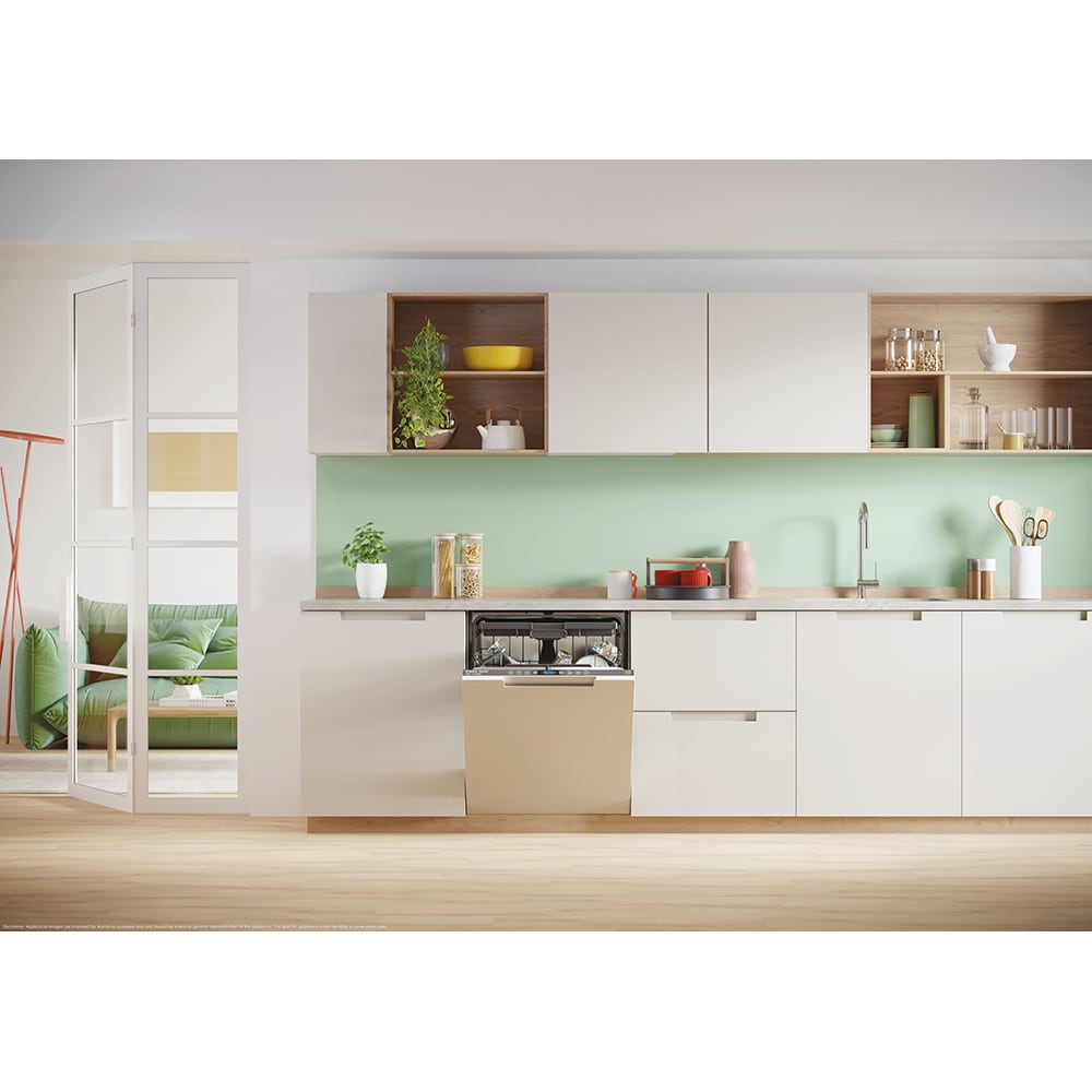 Masina de spalat vase incorporabila CANDY CI 5C6F1A, 15 seturi, 8 programe, 60 cm, Clasa C, panou comanda antracit