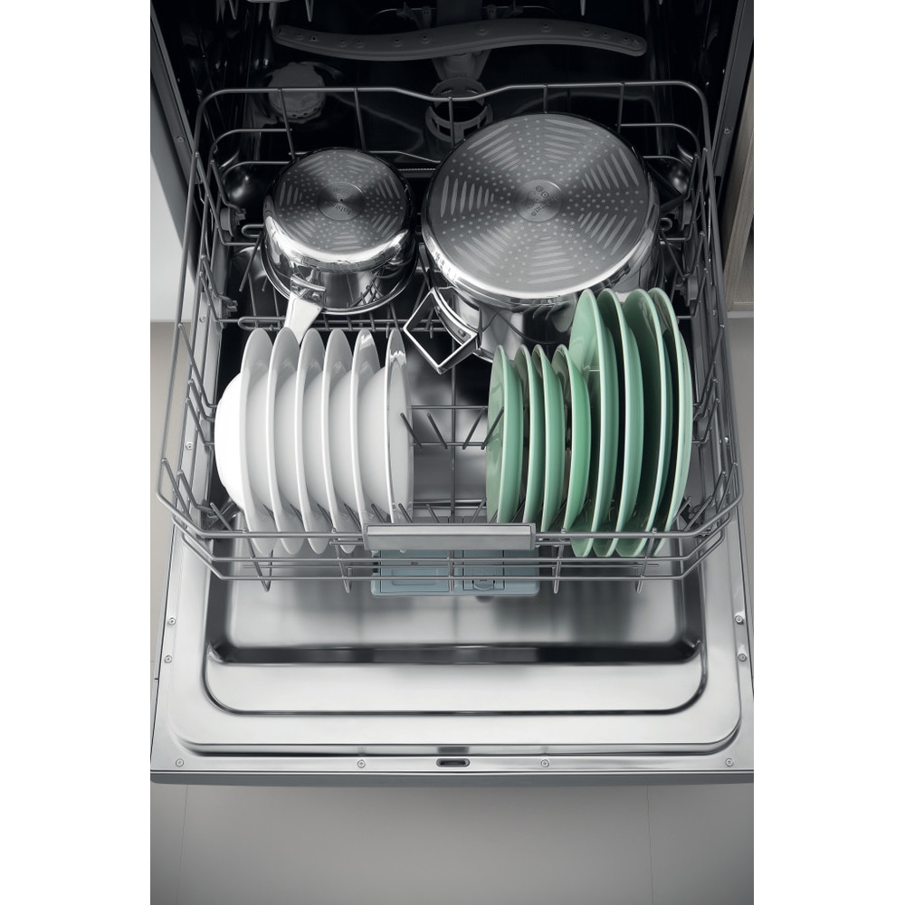 Masina de spalat vase independenta INDESIT DFO 3T133 A F X, Push&Go, 14 seturi, 9 programe, 60 cm, Clasa D, inox