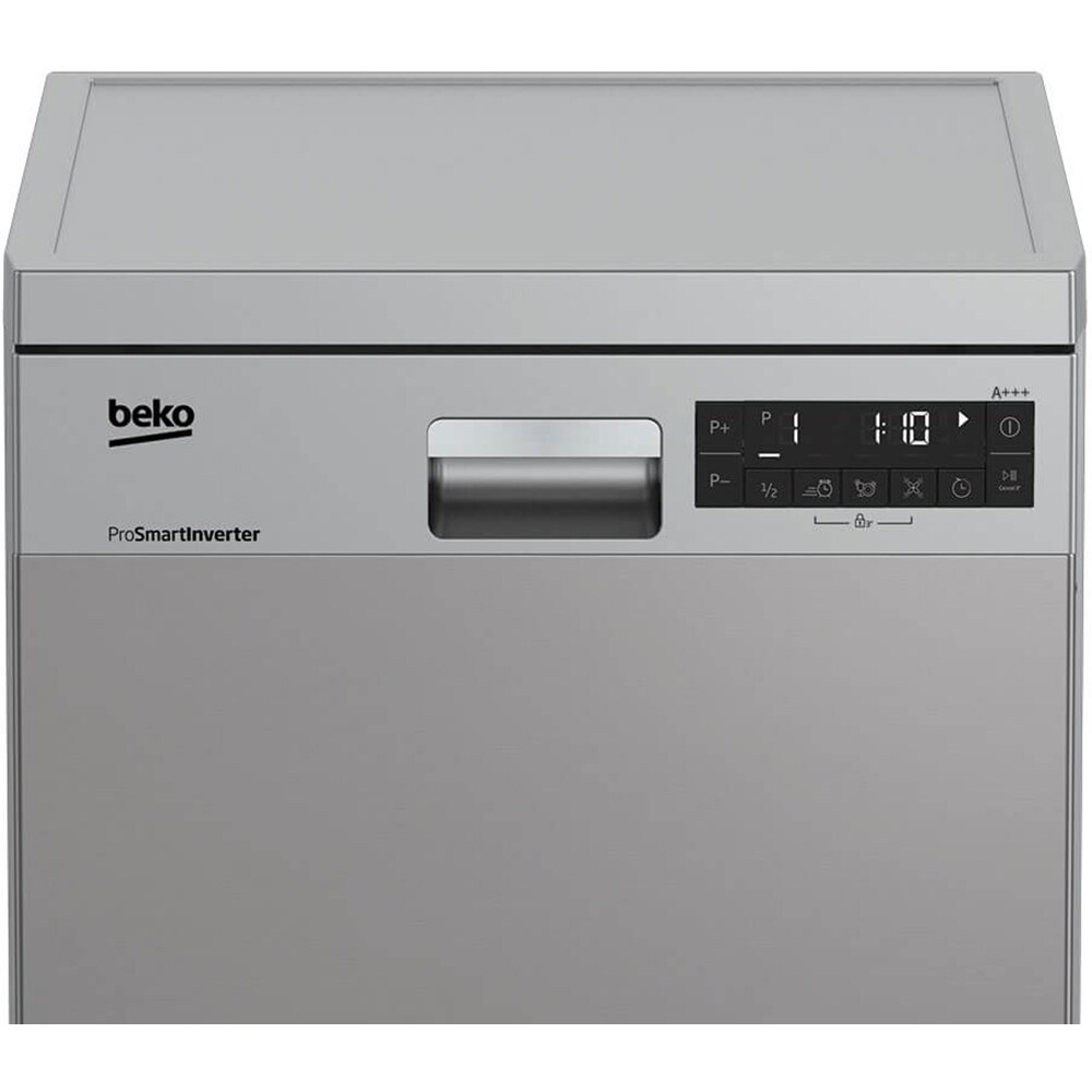 Masina de spalat vase independenta BEKO DFS28131X, 11 seturi, 8 programe, 45 cm, Clasa D, inox