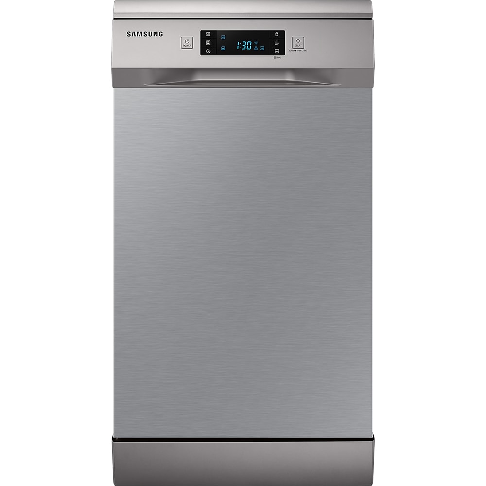 Masina de spalat vase independenta SAMSUNG DW50DG450FSRLE, 10 seturi, 6 programe, 45 cm, Clasa D, argintiu