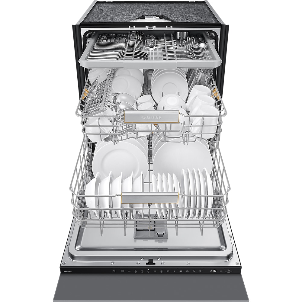 Masina de spalat vase incorporabila SAMSUNG DW60DG790I00U1, 14 seturi, 9 programe, 60 cm, Clasa A, Wi-Fi, panou comanda negru