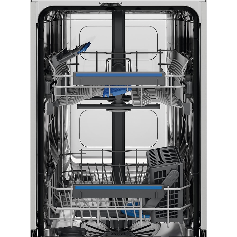 Masina de spalat vase incorporabila ELECTROLUX EEG62310L, 9 seturi, 8 programe, 45 cm, Clasa D, panou comanda negru