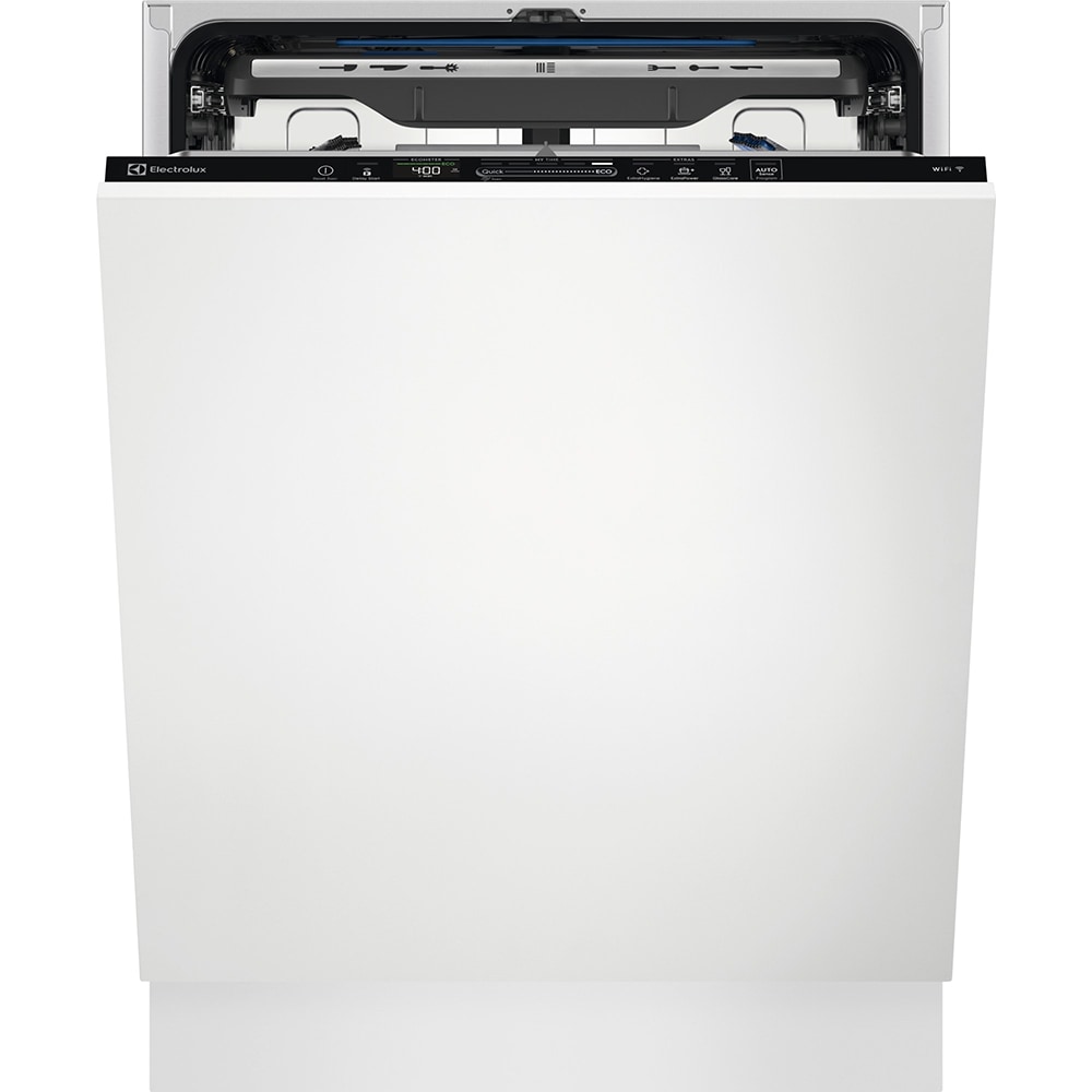 Masina de spalat vase incorporabila ELECTROLUX EEG68600W, AirDry, 14 seturi, 8 programe, 60 cm, Clasa A, panou comanda negru