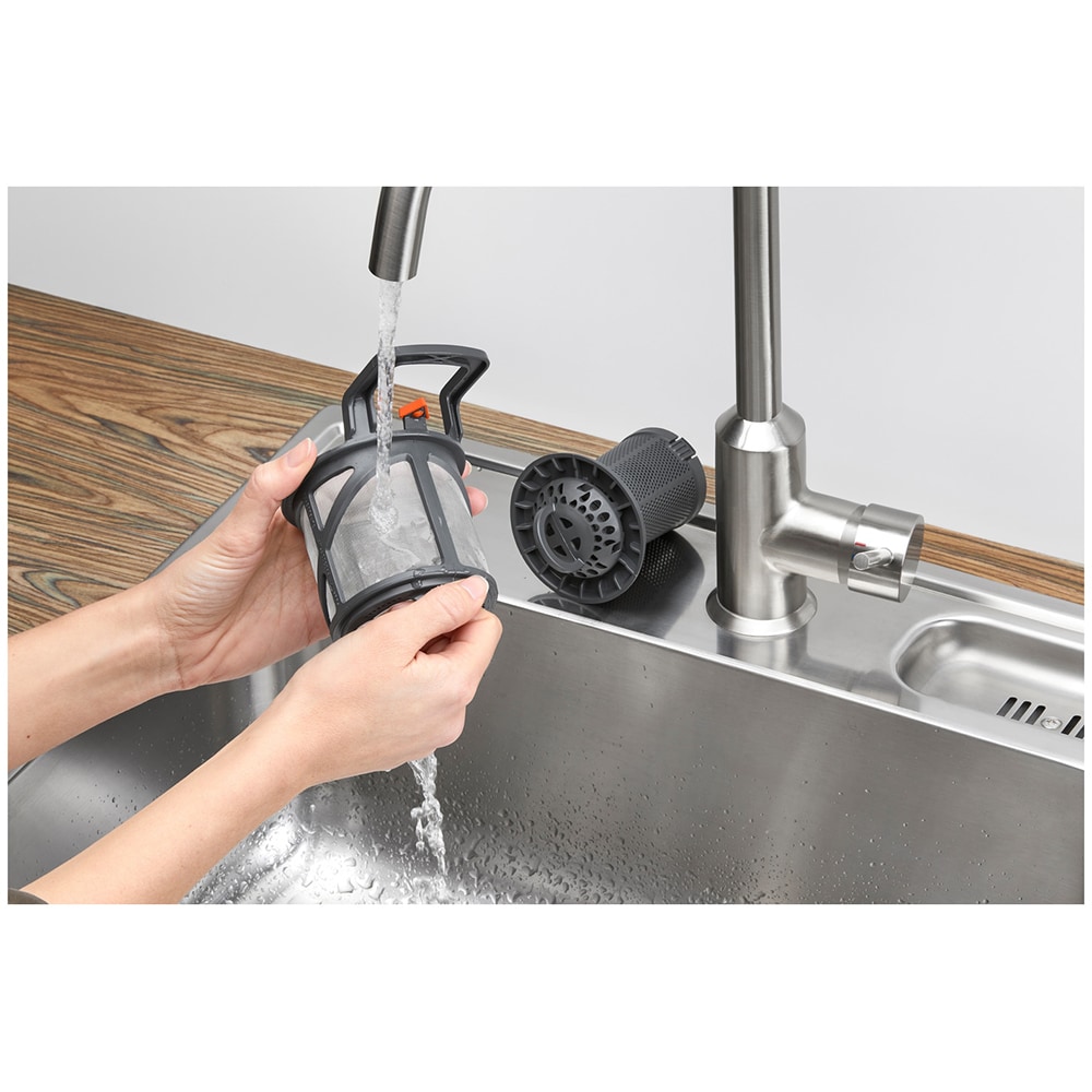 Masina de spalat vase incorporabila ELECTROLUX EEM43211L, 10 seturi, 8 programe, 45 cm, Clasa E, panou comanda negru