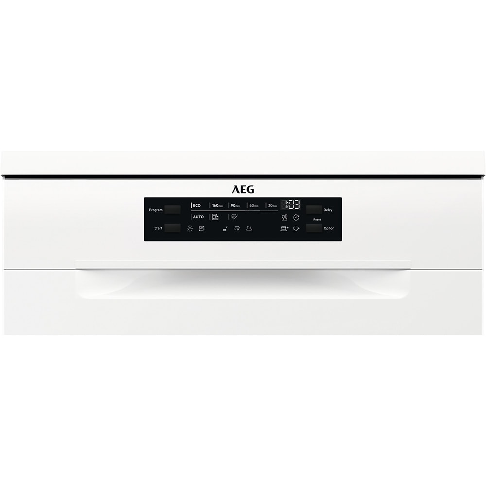 Masina de spalat vase independenta AEG FFB52917ZW, 14 seturi, 8 programe, 60 cm, Clasa E, alb