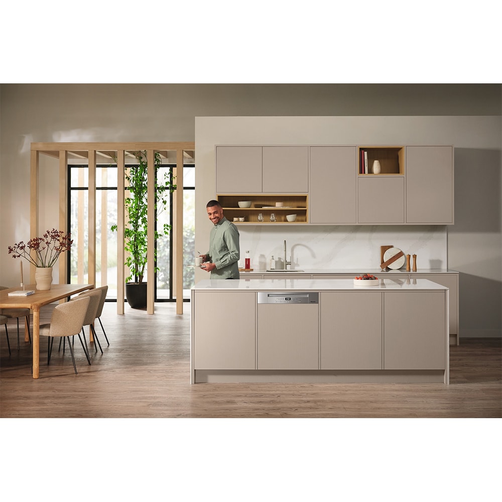 Masina de spalat vase semi-incorporabila MIELE G 5410 SCi Active Plus, 14 seturi, 5 programe, 60 cm, Clasa B, inox