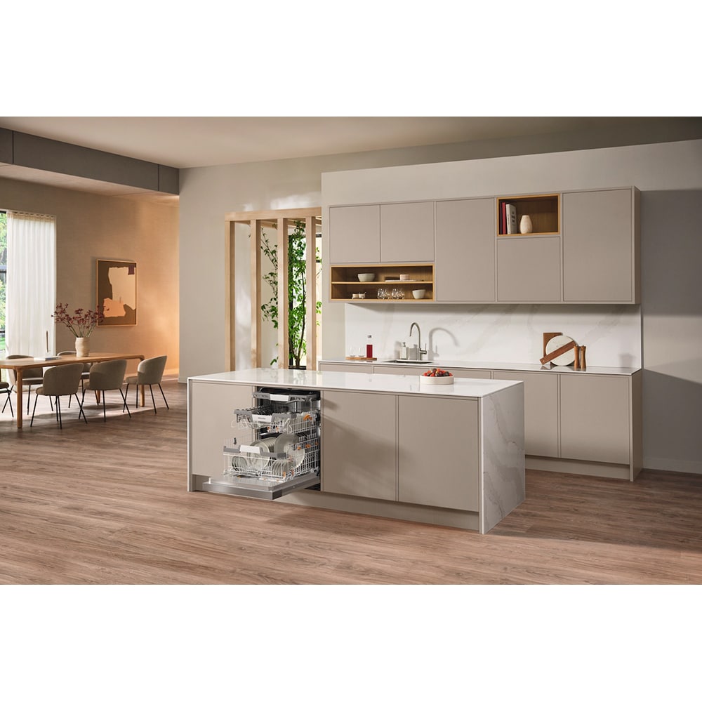 Masina de spalat vase semi-incorporabila MIELE G 7600 SCi AutoDos, 14 seturi, 10 programe, 60 cm, Clasa A, inox