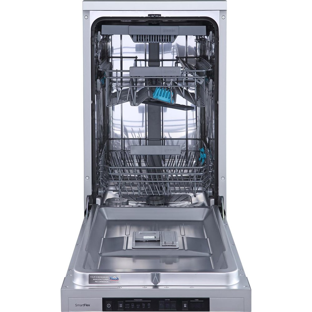 Masina de spalat vase independenta GORENJE GS541D10X, 9 seturi, 5 programe, 45 cm, Clasa D, argintiu