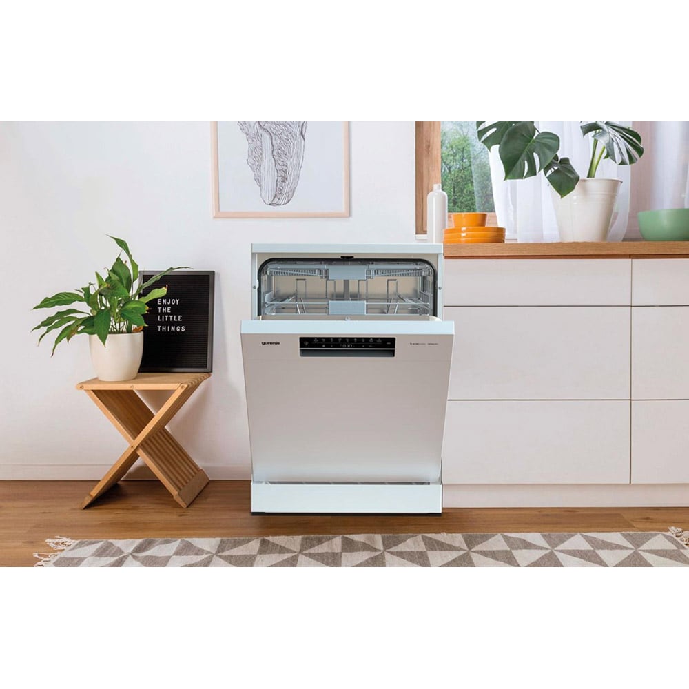 Masina de spalat vase independenta GORENJE GS673C60W, 16 seturi, 7 programe, 60 cm, Clasa C, alb