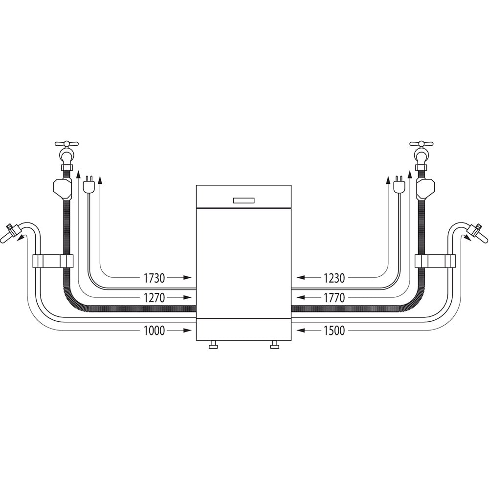 Masina de spalat vase independenta GORENJE GS673C60W, 16 seturi, 7 programe, 60 cm, Clasa C, alb