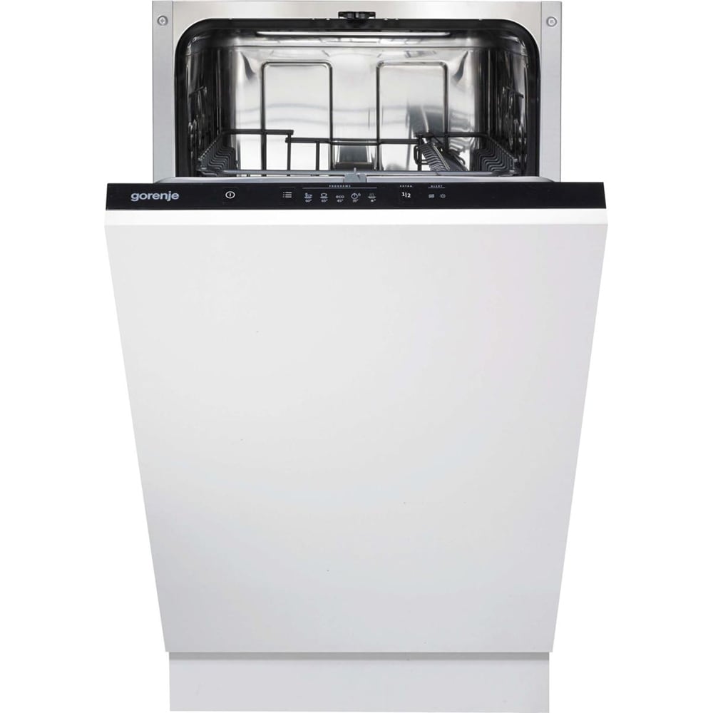Masina de spalat vase incorporabila GORENJE GV520E15, 9 seturi, 5 programe, 45 cm, Clasa E, panou comanda negru
